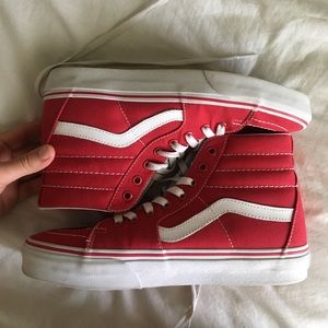 red high top vans